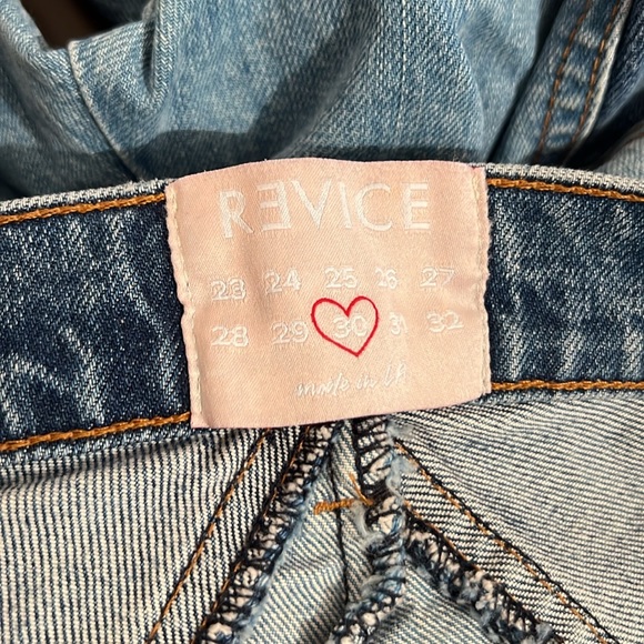 REVICE Denim Venus Star Skinny Cropped Jeans, size 30 - Picture 7 of 12